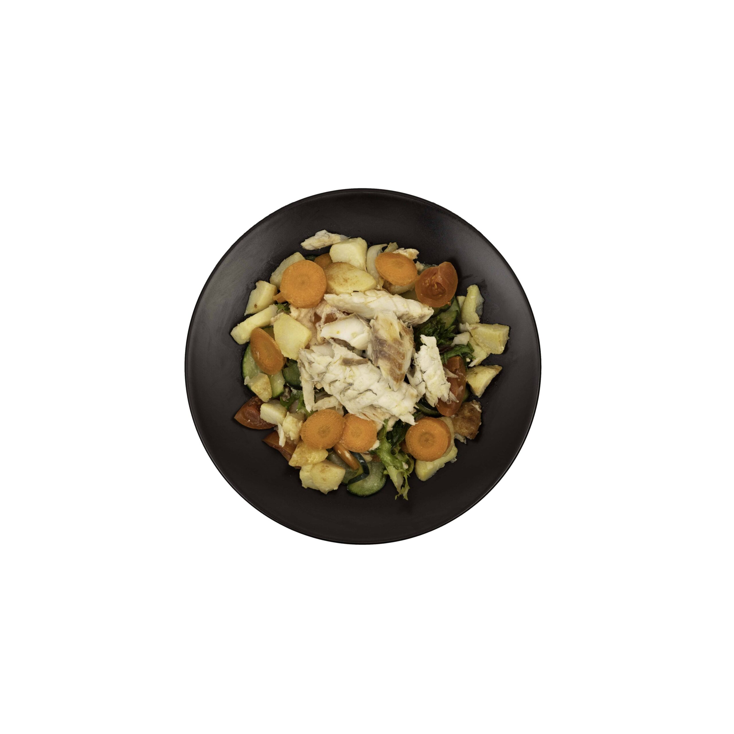 Orata con batata al forno e avocado GF