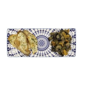 XL - Platessa alla mugnaia con verdure gratinate al forno