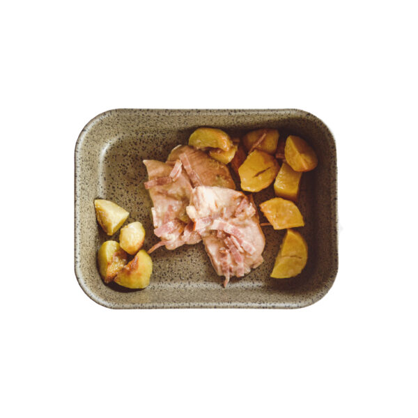 Scaloppe bacon e patate